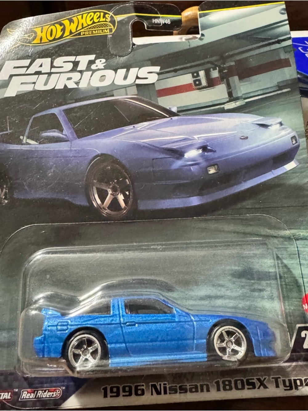 Hot Wheels Premium Fast & Furious 1996 Nissan 180SX Type X - Blue
